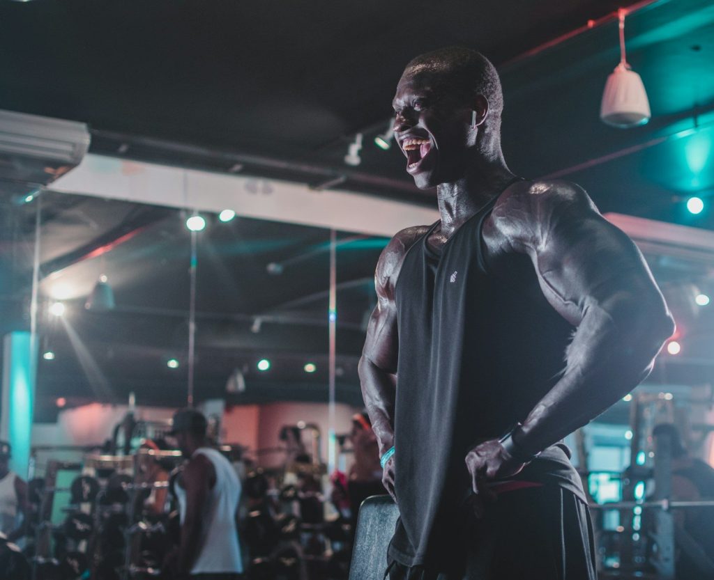 a man standing on a stage