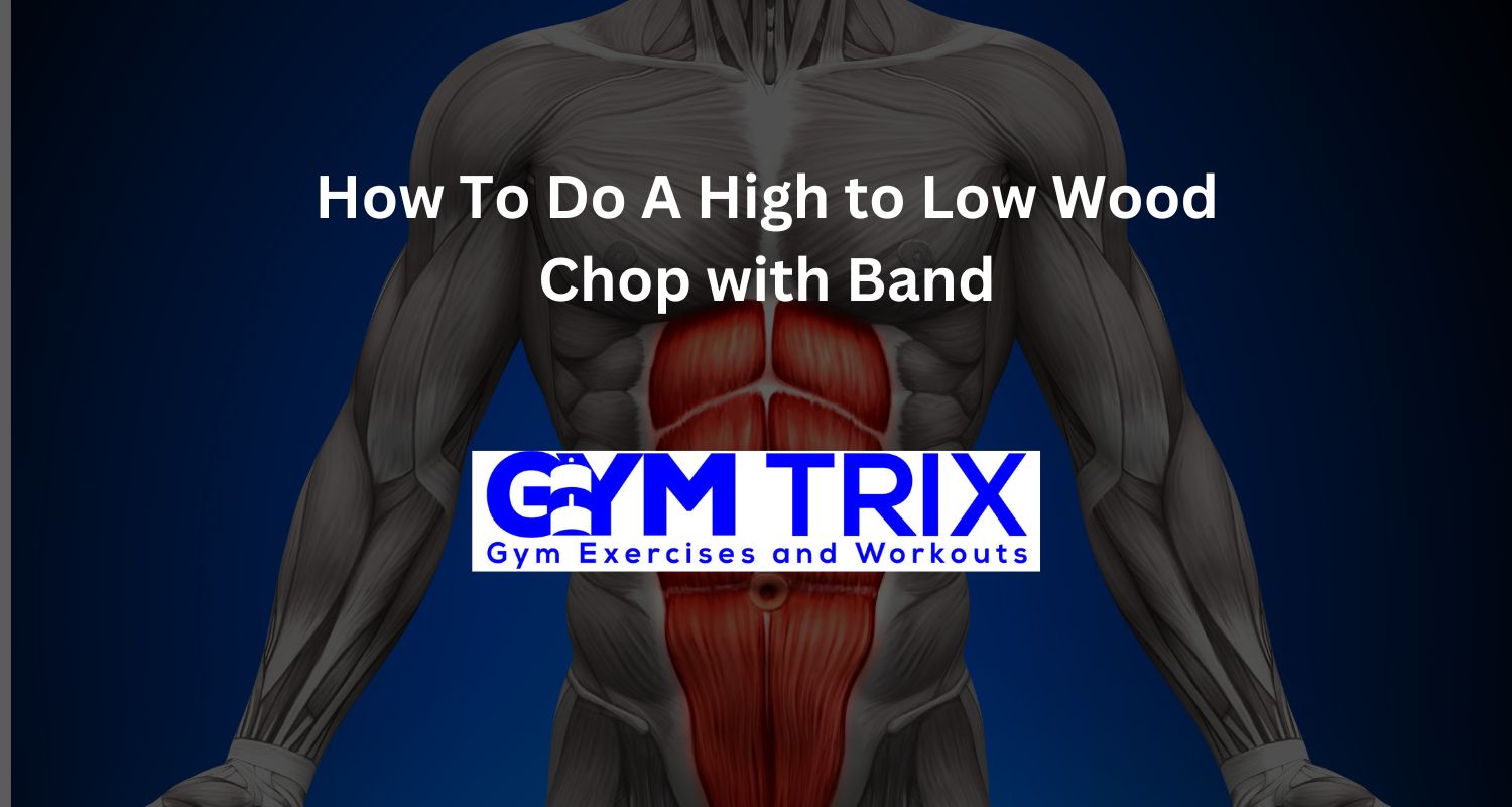 How To Do A High to Low Wood Chop with Band Benefits, Proper Form